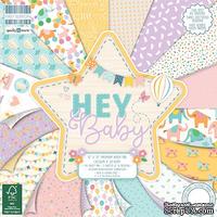 Набор бумаги для скрапбукинга First Edition - Hey Baby, 48 листов, 30х30 см