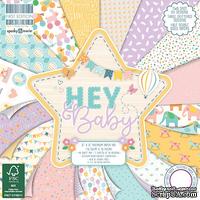Набор бумаги для скрапбукинга First Edition - Hey Baby, 48 листов, 15х15 см