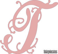 Лезвие Lace Flourish Letter T от Cheery Lynn Designs - ScrapUA.com