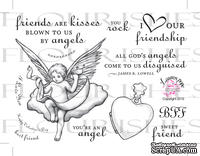 Набор акриловых штампов от Flourishes - Angelic Love