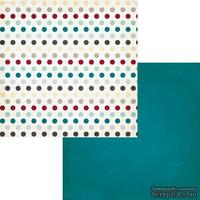 Лист двусторонней скрапбумаги Fancy Pants - Timbergrove Play Day Paper, 30х30 см