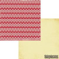 Лист двусторонней скрапбумаги Fancy Pants - Be.Loved Adoration Paper, 30х30 см