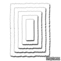 Лезвие Frantic Stamper Precision Die - Deckled Rectangles 