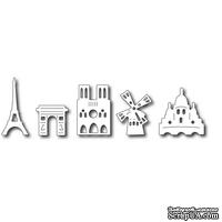 Лезвие Frantic Stamper - Precision Die - Paris Icons - Париж, символы - ScrapUA.com