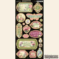 Высечки из чипборда Graphic 45 - Bloom Chipboard