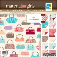 Набор скрапбумаги GCD Studios - Material Girl - 12 двусторонних листов, размер: 30x30 см - ScrapUA.com