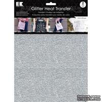 Набор термотрансферных глиттерных листов от Best Creation - Glitter Heat Transfer 8.5"X11", Silver, 2 листа