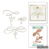Пластины для фольгирования от Spellbinders - Heart Flourishes