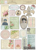 Наклейки от Melissa Frances  - C&#039;est La Vie Vintage Stickers, 21 шт - ScrapUA.com