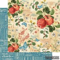 Лист бумаги Graphic 45 - Time to Flourish - September Flourish, размер 30х30 см, двусторонняя - ScrapUA.com