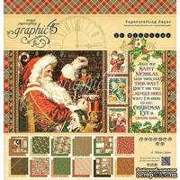Набор скрапбумаги Graphic 45 - St Nicholas - Pad, 30х30 см, двусторонняя, 12 листов