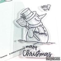 Набор штампов Gerda Steiner - Happy Snowman 3x4 Clear Stamp Set