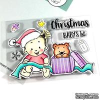 Набор штампов Gerda Steiner - Baby Girl Christmas 3x4 Clear Stamp Set