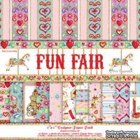 Набор бумаги от Helz Cuppleditch - Fun Fair, 15х15 см, 12 листов - ScrapUA.com