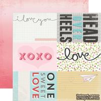 Лист скрапбумаги от Echo Park - Journaling Cards - Head Over Heels, 30х30 см - ScrapUA.com