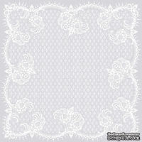 Лист бумаги HOTP - Color Me Lace Paper - для работы в технике резист, 30х30 см