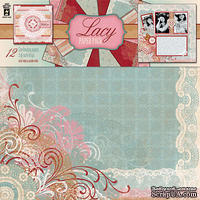Набор скрапбумаги HOTP - Lace Paper Pack, 12 листов, размер 30х30 см