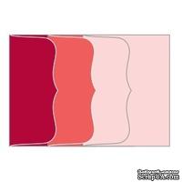 Набор конвертов Hero Arts - BLUSH MIX ENVELOPES (оттенки красного), 3 штуки - ScrapUA.com