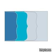 Набор конвертов Hero Arts - SEA MIX ENVELOPES (оттенки голубого), 3 штуки - ScrapUA.com