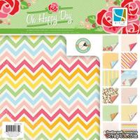 Набор скрапбумаги GCD Studios - Oh Happy Day Collection, 12 двусторонних листов, размер 30х30 см