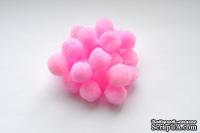 Помпон от ScrapBerry&#039;s, розовый, 1,8 см, 25 шт - ScrapUA.com