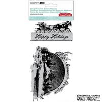 Штампы от  Hampton Art - Cosmo Cricket - Season's Greetings Cling Mounted Rubber Stamps