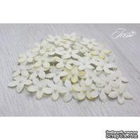 Набор цветов TM Iris - Little flowers светло-желтые, 15 мм, 30 шт - ScrapUA.com