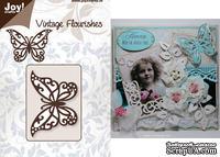 Лезвие Vintage Flourishes - Butterfly - Бабочка - ScrapUA.com