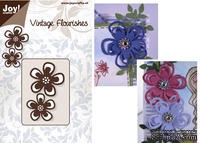 Лезвие Vintage Flourishes Die - Flowers