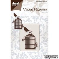 Лезвие Joy! Crafts Vintage Flourish Dies - Bird Cage - Клетка для птиц - ScrapUA.com