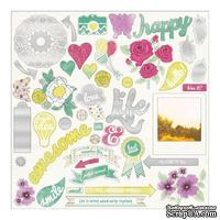Наклейки из чипборда My Mind's Eye - Jubilee Shepbet - Peace