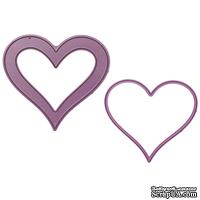 Ножи от Cheery Lynn Designs - Heart Shaker Die Set, 76 x 70 мм