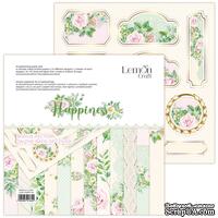 Набір паперу для скрапбукінгу Lemoncraft - Happiness, 20.3х20.3 см