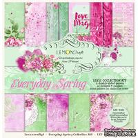 Набор скрапбумаги LemonCraft - Everyday Spring, 30х30 см, с бонусом