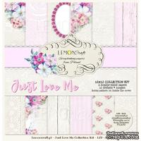 Набор скрапбумаги LemonCraft - Just Love Me, 30х30 см, с бонусом
