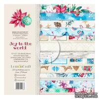 Набор скрапбумаги LemonCraft - Joy to the world, 30.5х30.5 см, двусторонняя
