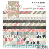 Набор бумаги от Glitz Design - Love You Madly - 15х15 см - ScrapUA.com