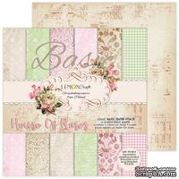 Набор скрапбумаги LemonCraft - House of Roses Basic, фоновые дизайны, 30х30 см, с бонусом