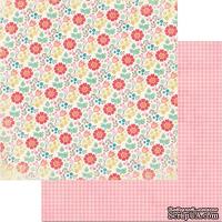 Лист скрапбумаги My Mind&#039;s Eye - Cute Garden, 30х30 см, двусторонняя - ScrapUA.com
