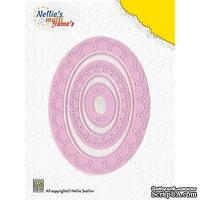 Лезвие Nellie Snellen Multi Frame Dies - Decorative Oval (set of 5)