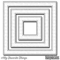 Лезвие My Favorite Things -Die-namics Stitched Square Frames