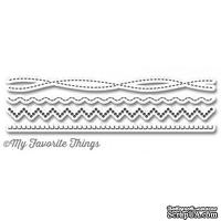 Лезвие My Favorite Things - Die-namics Homespun Stitch Lines, 4 шт.