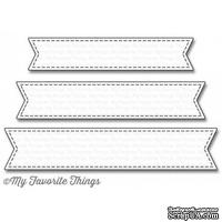 Лезвие My Favorite Things - Die-namics Stitched Fishtail Sentiment Strips, 3 шт.