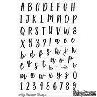 Акриловый штамп My Favorite Things - Mini Well-Connected Alphabet and Numbers