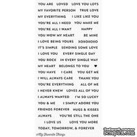 Акриловый штамп My Favorite Things - From the Heart