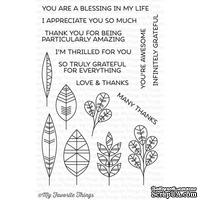 Акриловый штамп My Favorite Things - LJD Geometric Greenery, 16 шт.