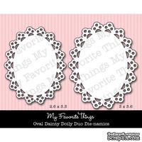 Набор лезвий My Favorite Things - Die-namics Oval Dainty Doily Duo