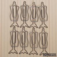 Набор скрепок от Maya Road - Dress Form Hangers, 8 шт. - ScrapUA.com