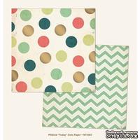 Лист скрапбумаги My Mind&#039;s Eye Today &quot;Dots&quot;, 30х30 см, двусторонняя - ScrapUA.com