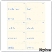 Флэш-карточки со словами "Baby Boy One Word",  размер: 5x10см, 10 шт.